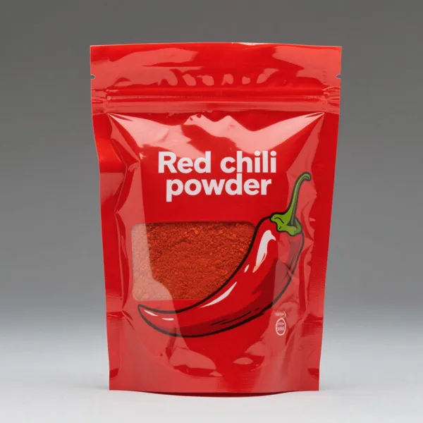 Custom Red Mylar Bags